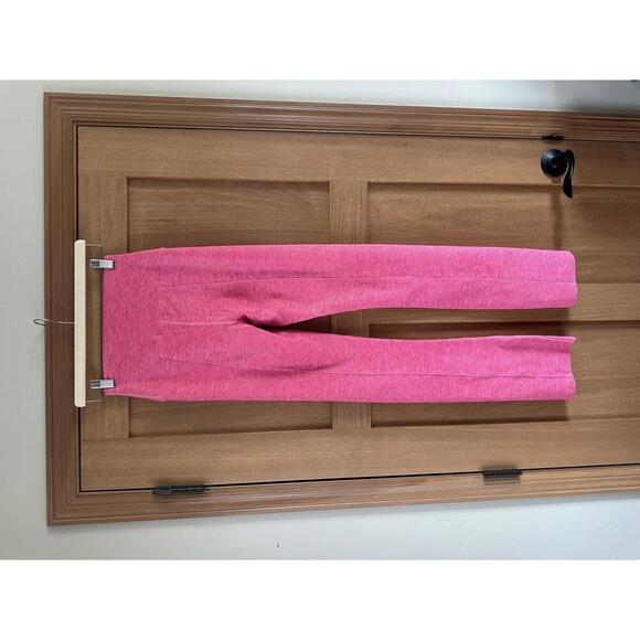 NWOT Beach Riot Hot Pink Alani Flared Pants Slit Legs Women’s size Medium​ - Picture 5 of 13